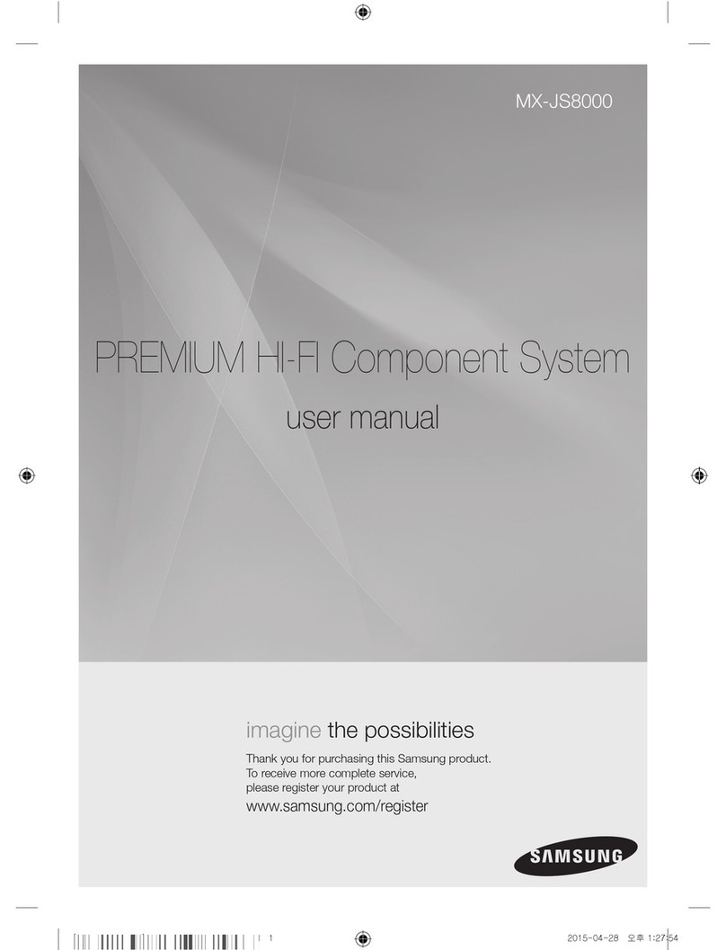 Samsung MX-JS8000 User manual