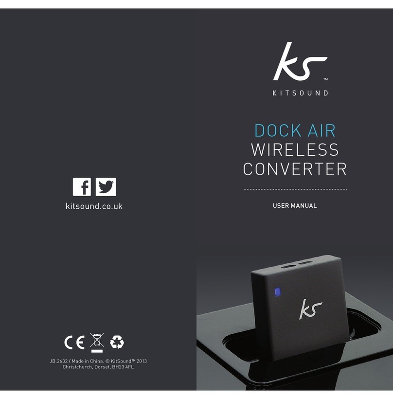 Kitsound Dock Air user manual