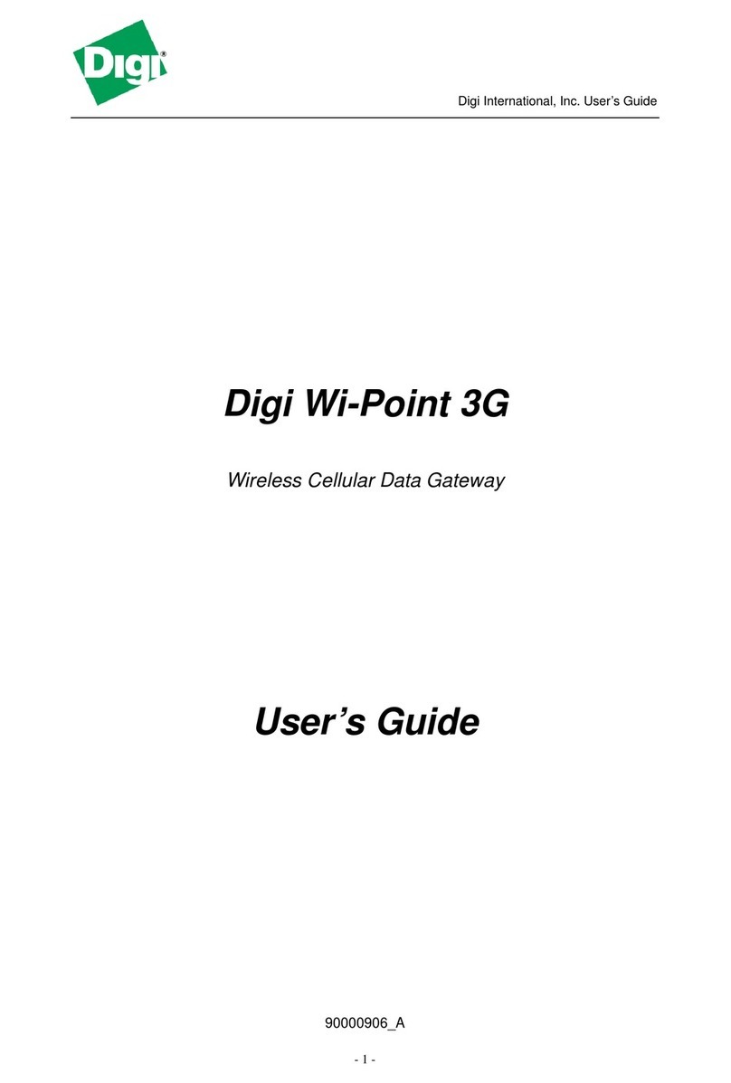 Digi Wi-Point 3G User manual