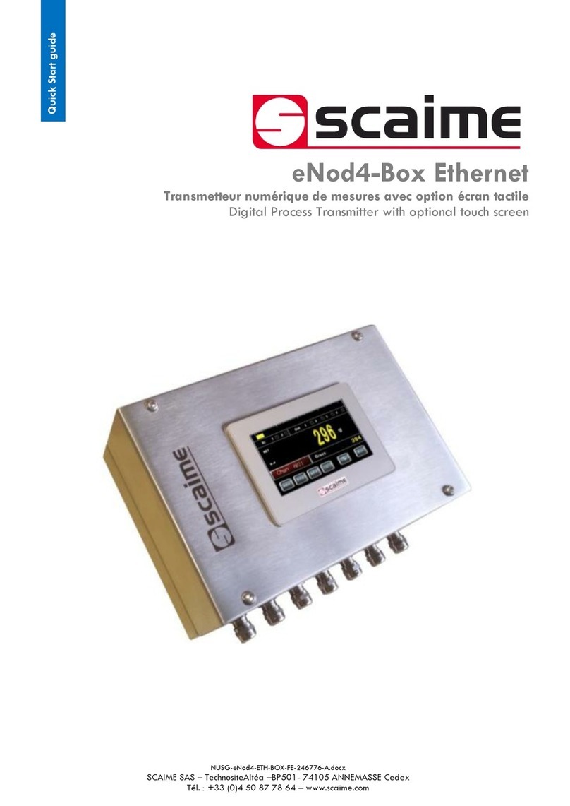 Scaime eNod4-B quick start guide