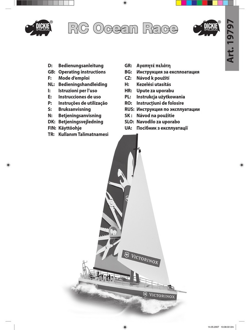 DICKIE SPIELZEUG RC Ocean Race operating instructions