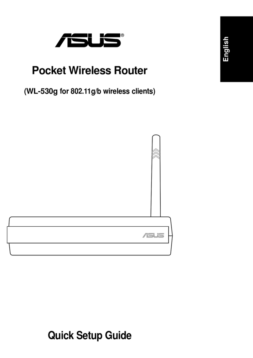 Asus WL-530G User manual Asus WL-530G User manual