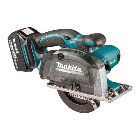 Makita DCS552 instruction manual
