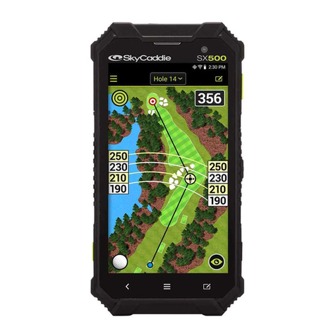 SkyCaddie SX500 user guide
