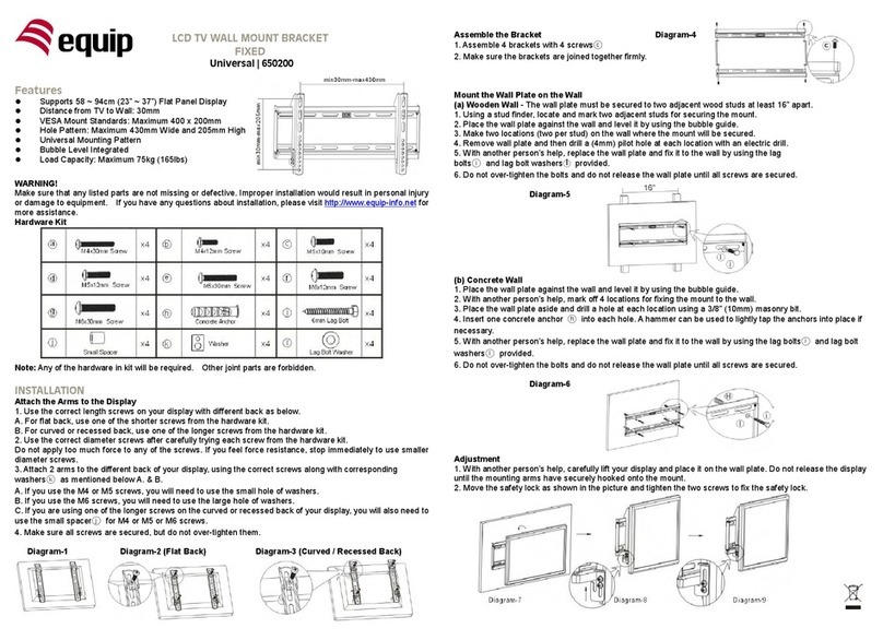 Equip Universal 650200 Quick installation guide