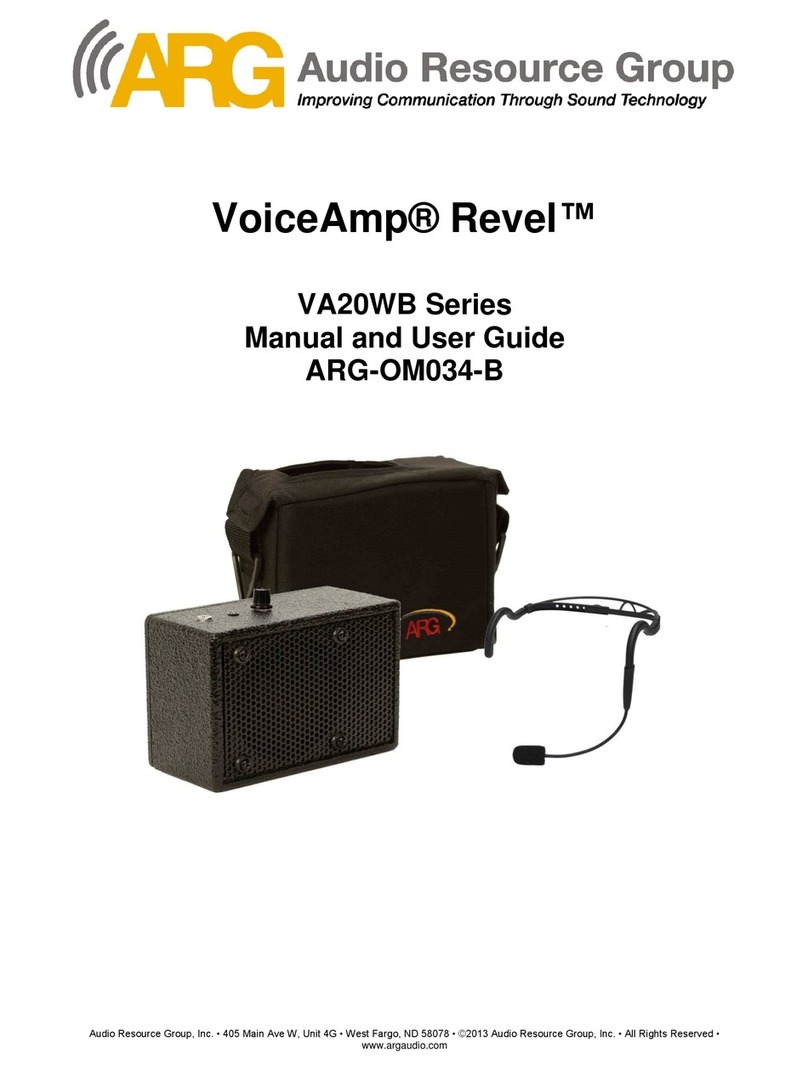 ARG VoiceAmp Revel user guide