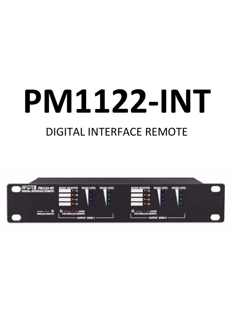 APART PM1122-INT user manual