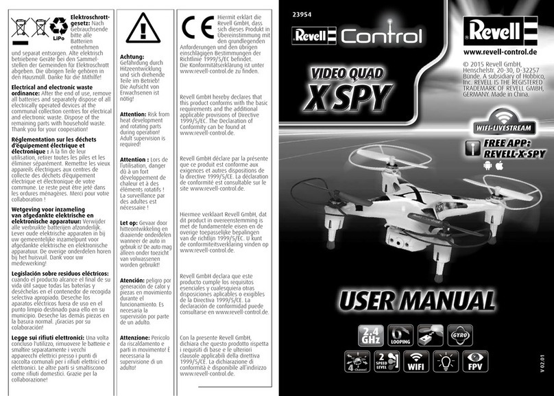 REVELL X SPY user manual