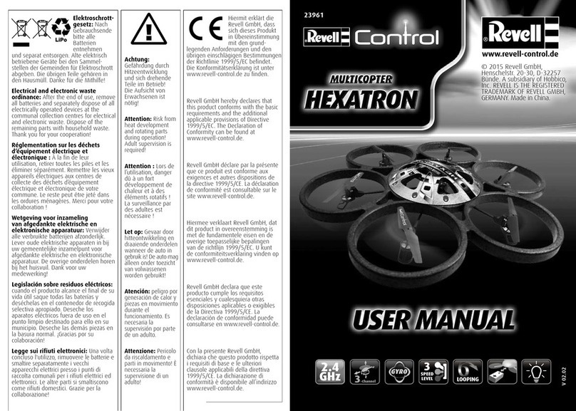 REVELL HEXATRON user manual