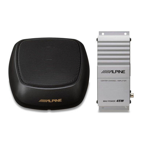 Alpine SBS-0715 User manual