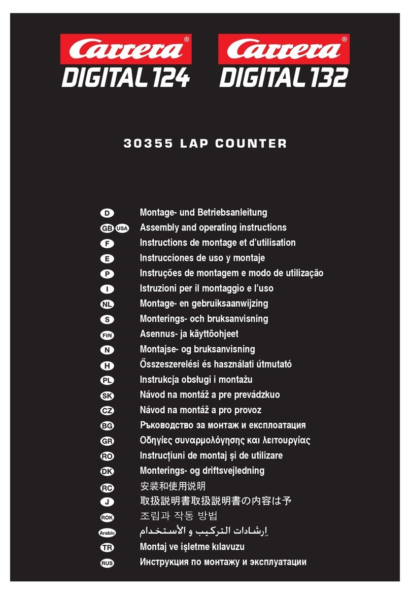 Carrera Digital 124 Series Assembly and operating instructions