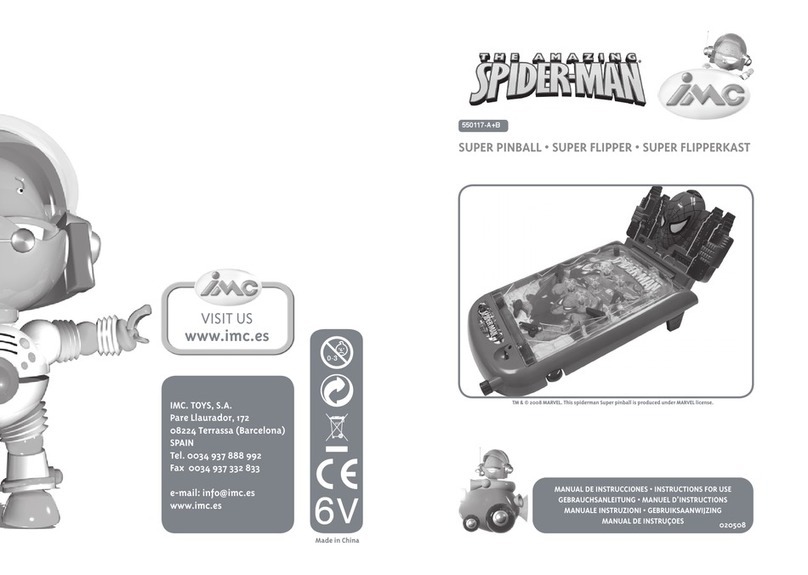 IMC Amazing Spider-Man Super Pinball Instructions for use