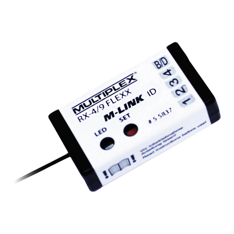 Multiplex RX-4/9 FLEXX M-LINK ID operating instructions