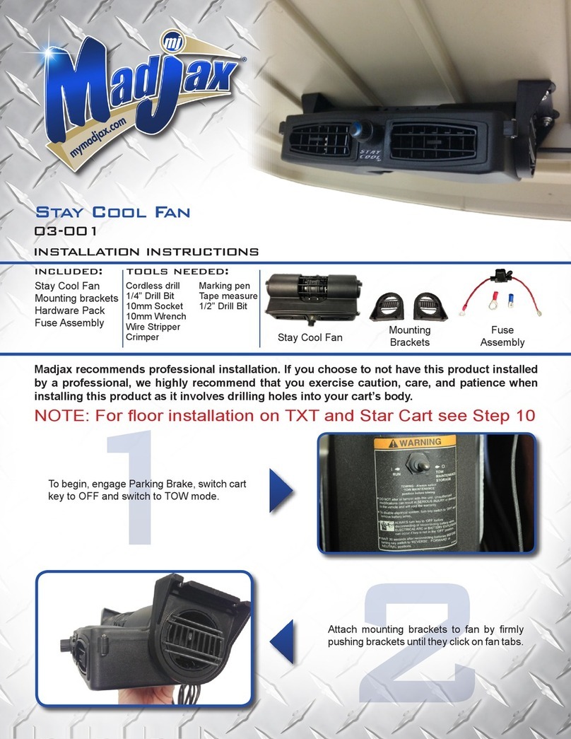 MadJax Stay Cool Fan installation instructions