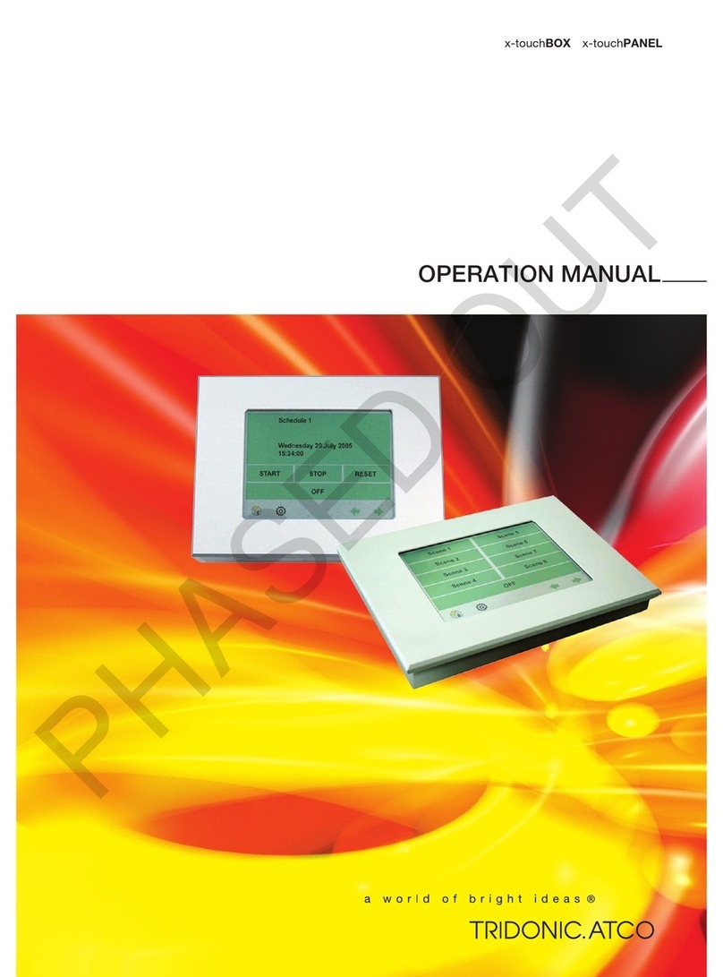 TRIDONIC.ATCO x-touchBOX Operation manual