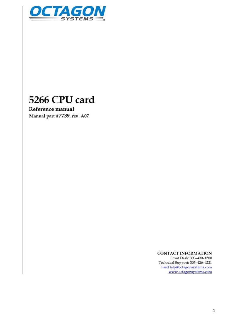 Octagon 5266 Reference manual