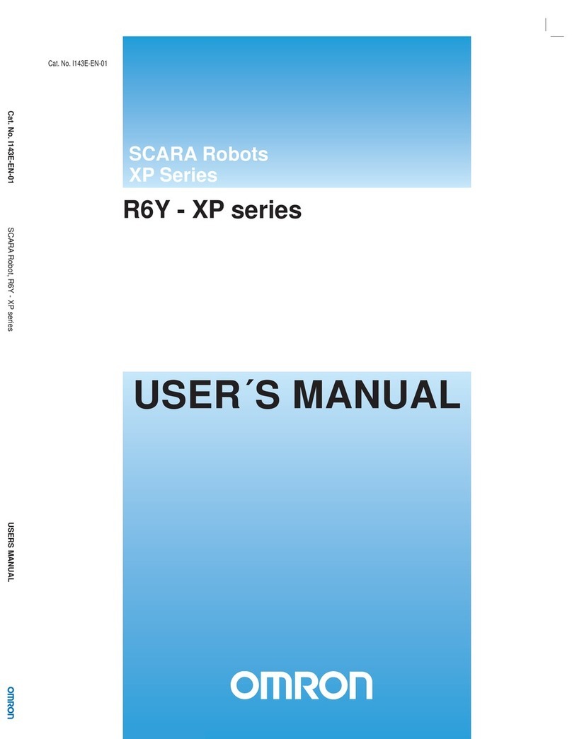 Omron Scara R6Y - XP Series User manual