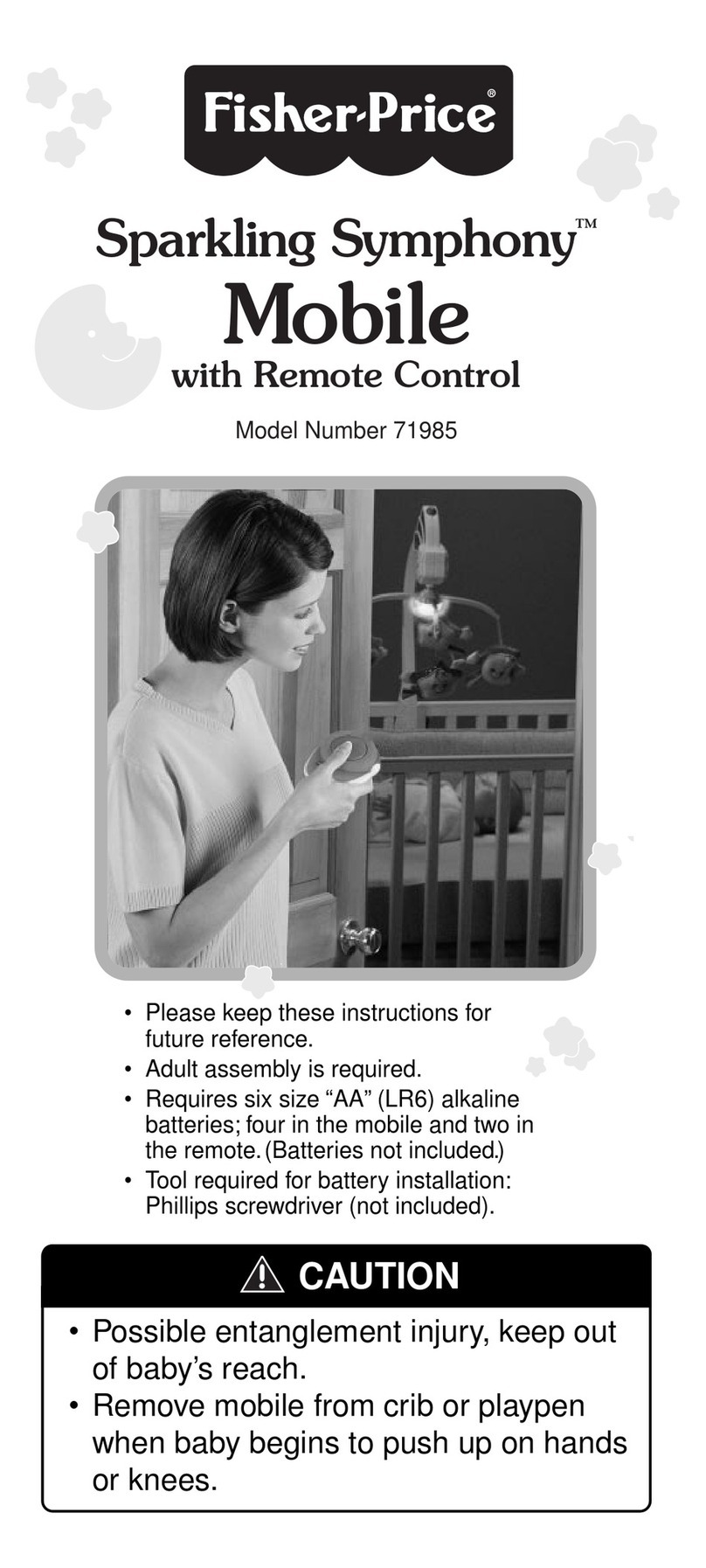 Fisher-Price Sparkling Symphony Mobile user manual