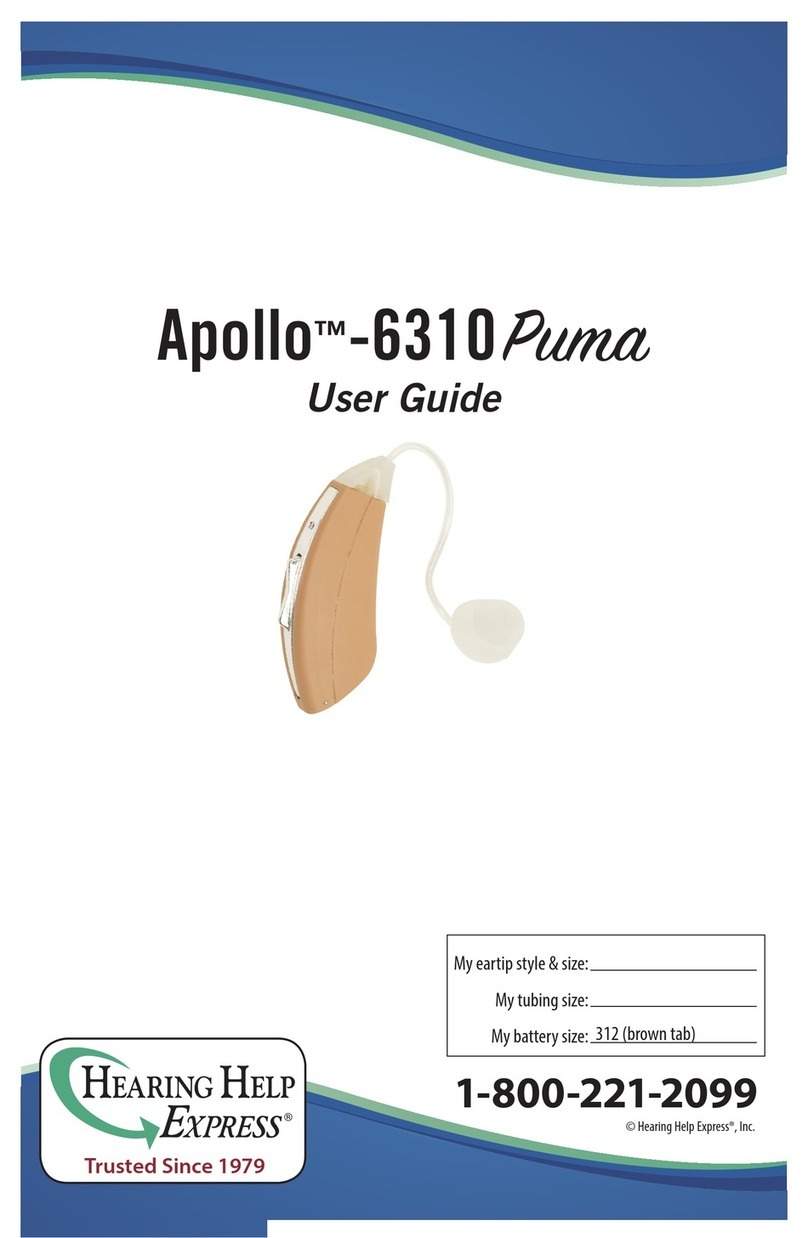 Hearing Help Express Apollo-6310 Puma User manual