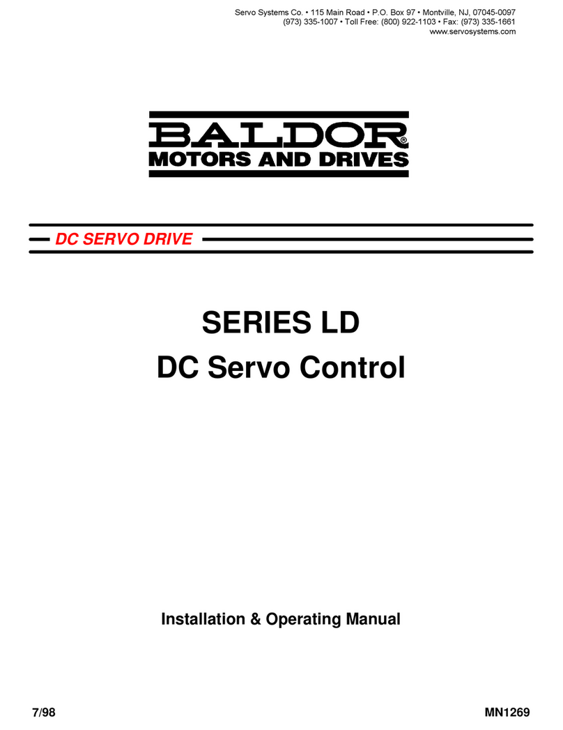 Baldor LD Series Installation and operating manual