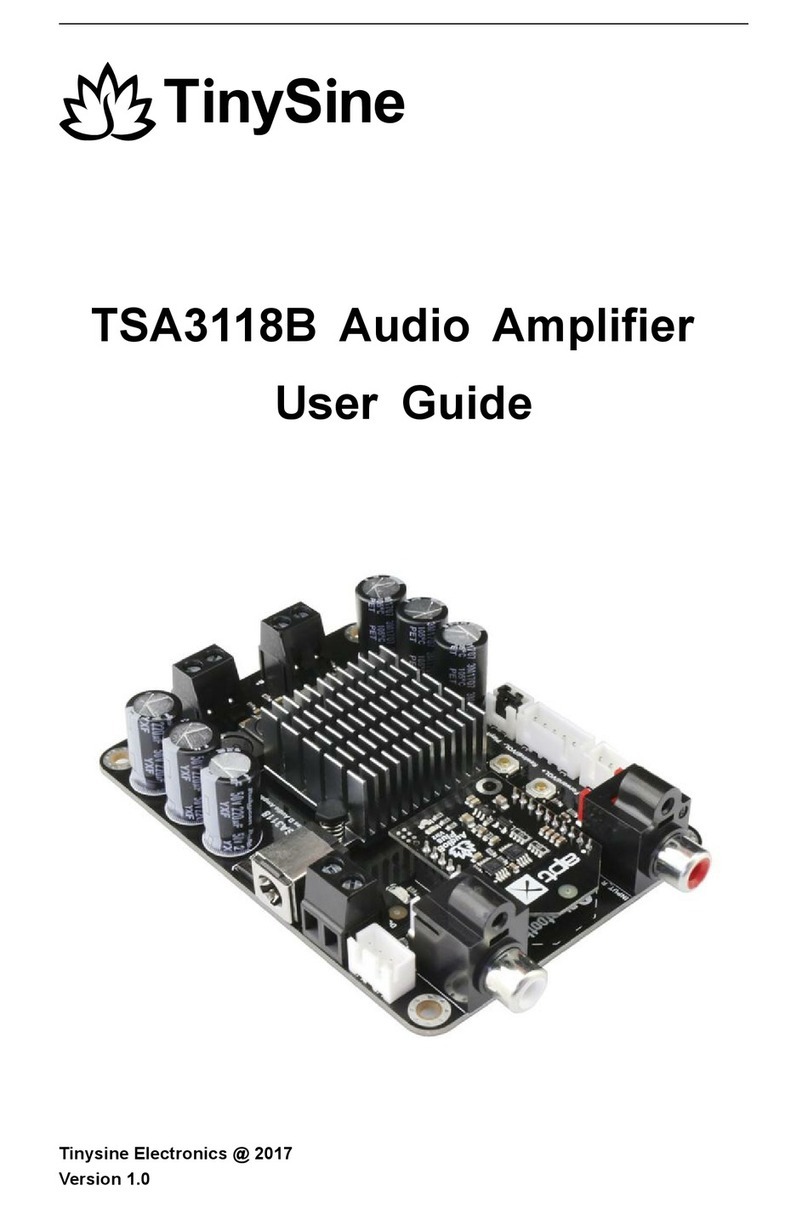 Tinysine TSA3118B User manual