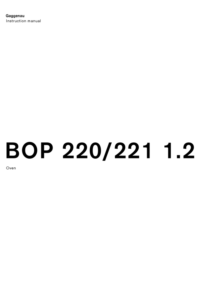Gaggenau BOP 220 User manual