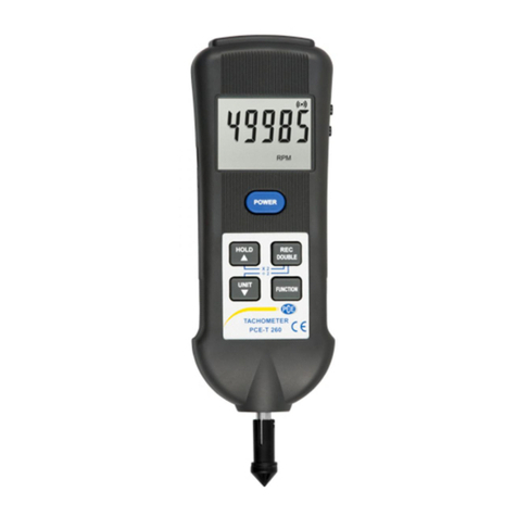 PCE Instruments PCE-T 260 User manual