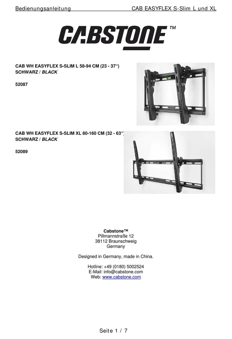 cabstone CAB WH EASYFLEX S-SLIM L user manual