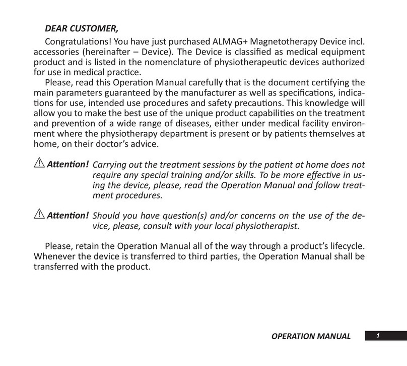 Almagia ALMAG+ Operation manual