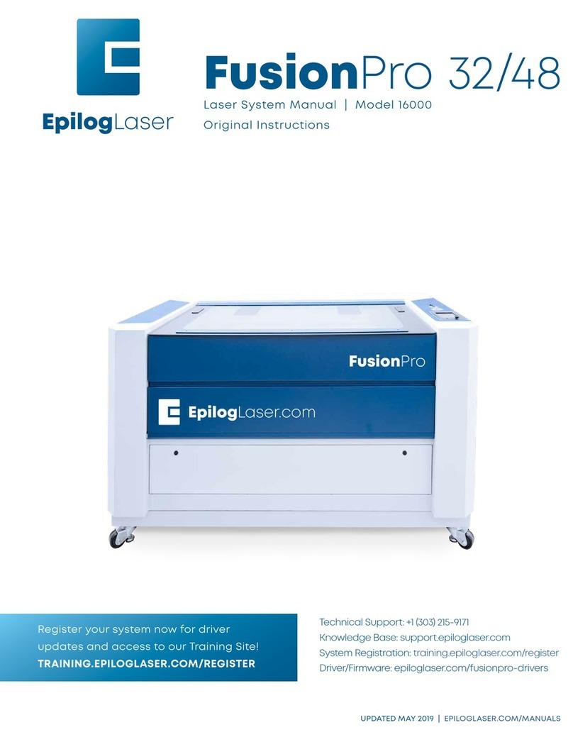 Epilog Laser FusionPro 32 User manual