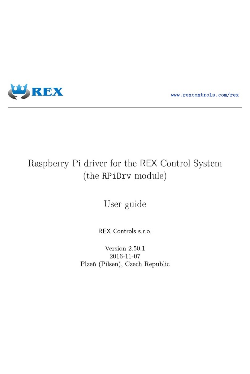 REX controls Raspberry Pi user guide