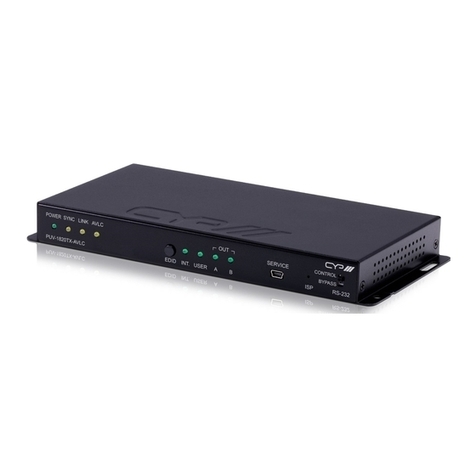 CYP PUV-1820TX-AVLC User manual