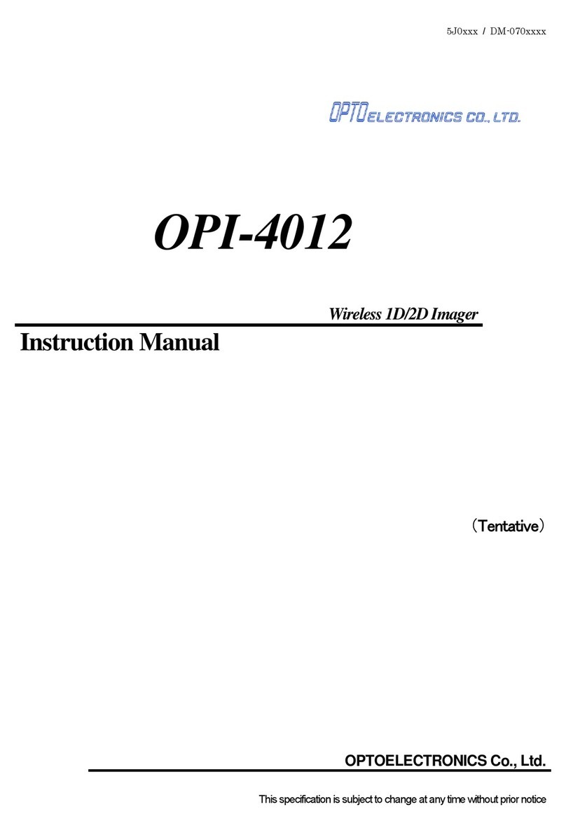 Optoelectronics OPI-4012 instruction manual