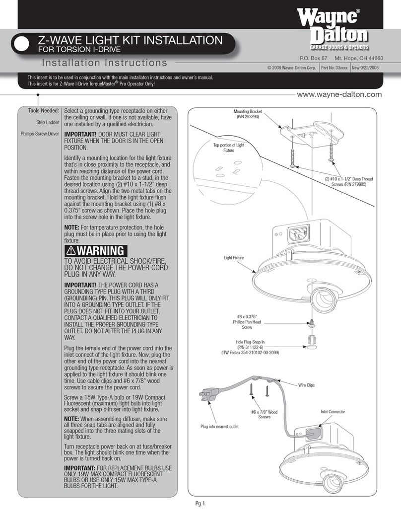 Wayne-Dalton 3790 User manual