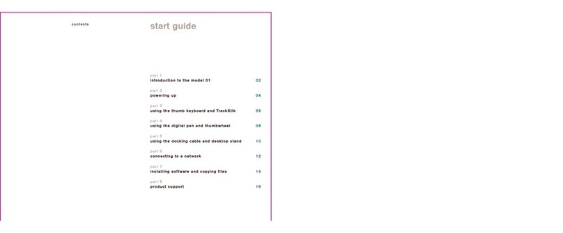 OQO 01 Start guide