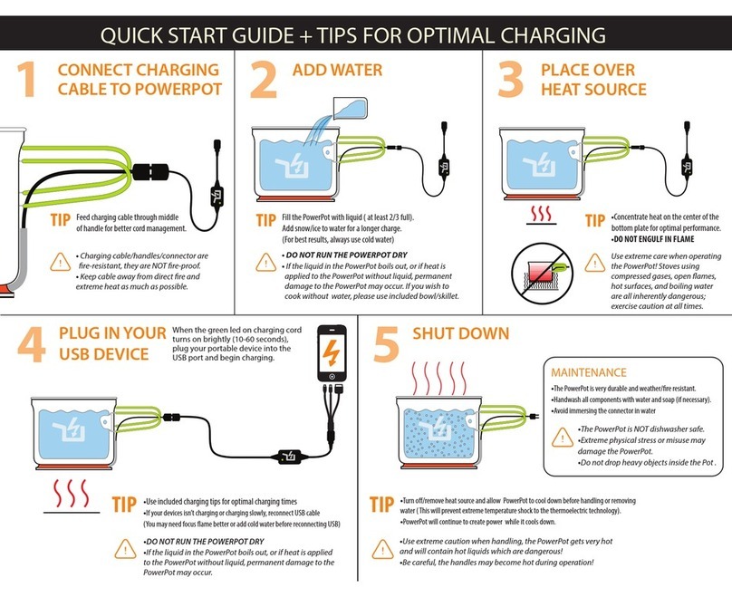 Power Practical PowerPot V quick start guide