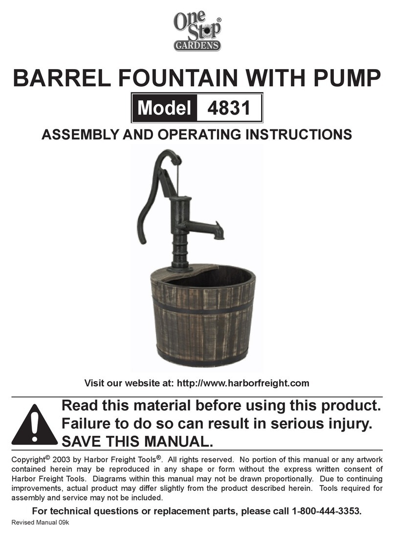 One Stop Gardens 4831 User manual