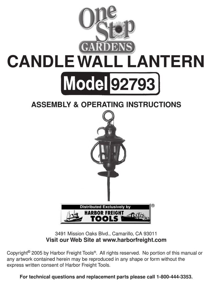 One Stop Gardens 92793 Assembly & operating instructions
