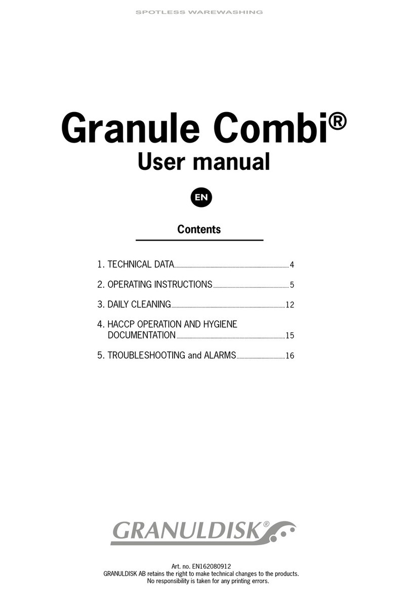 GRANULDISK Granule Combi User manual