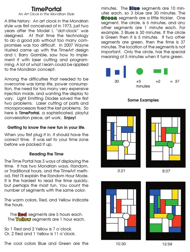 ChronoArt TimePortal user manual