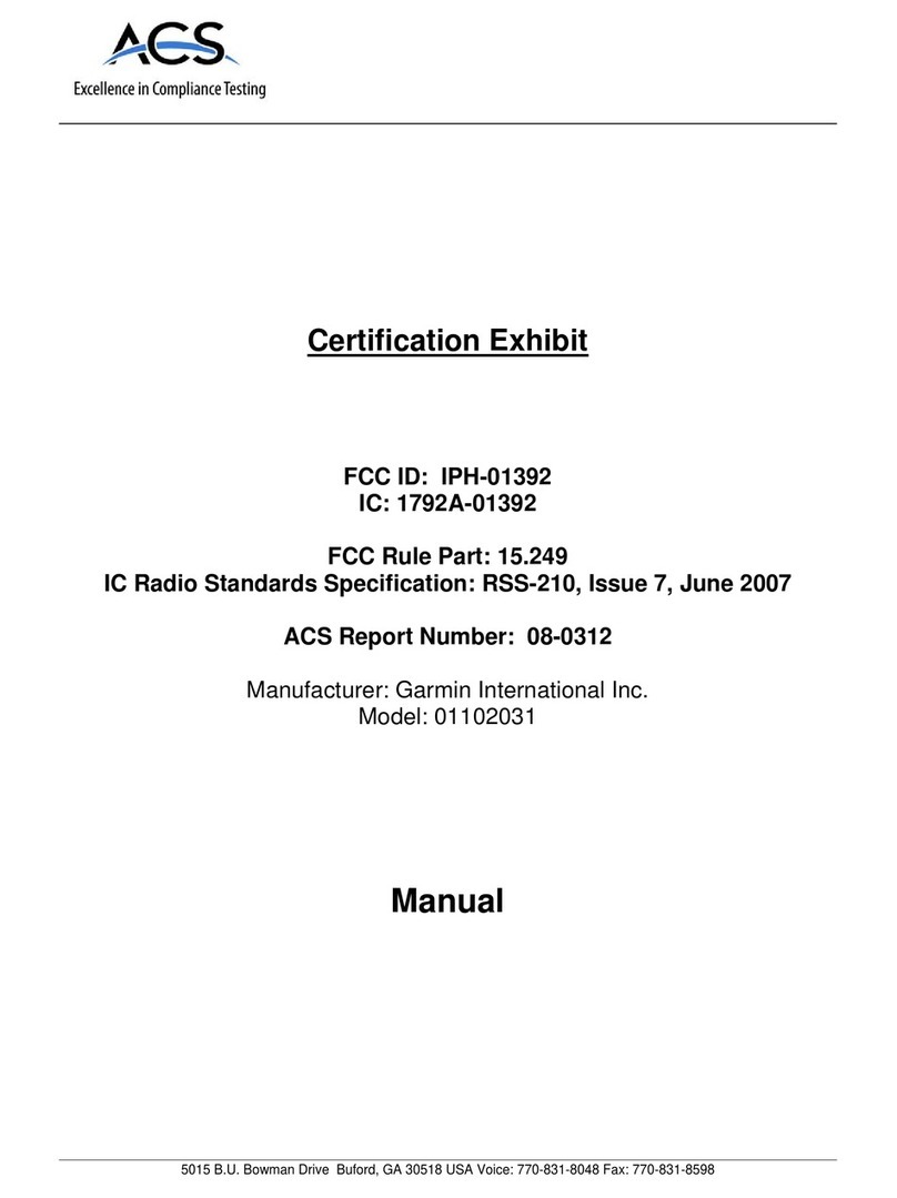 Garmin Nuvi 205 Series owner's manual