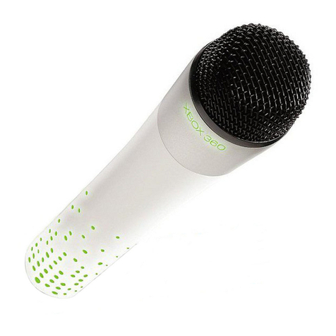 Microsoft Xbox 360 Wireless Microphone manual