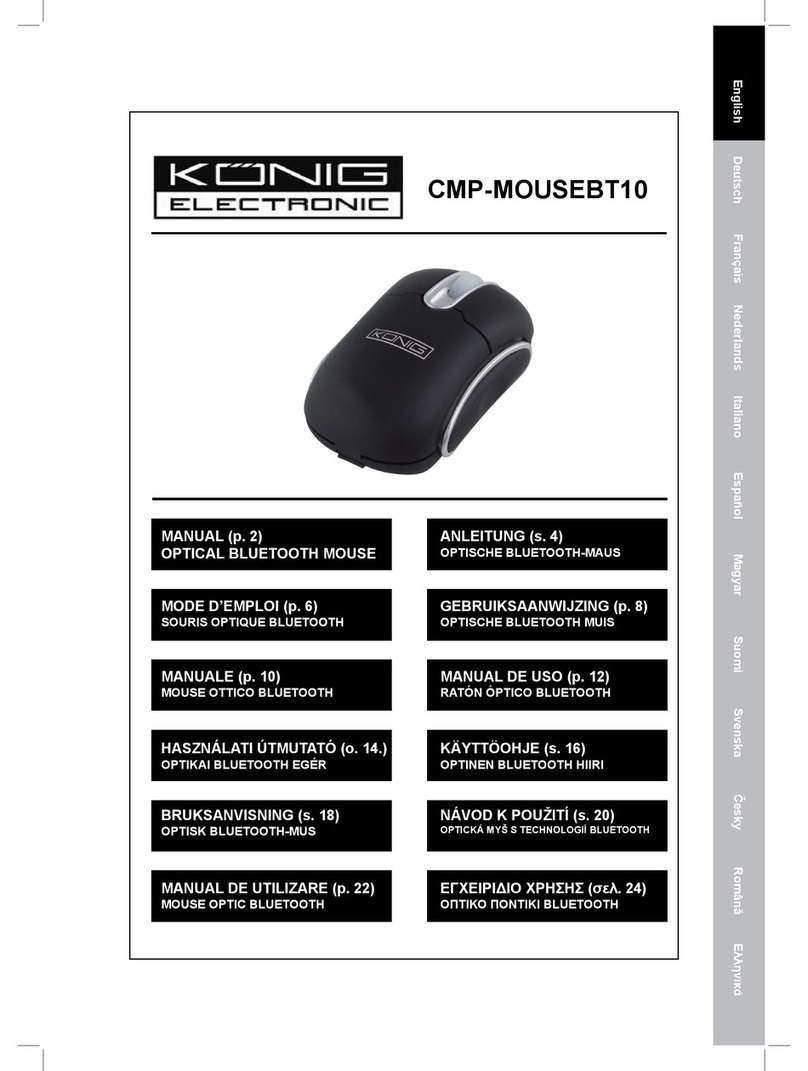 Konig CMP-MOUSEBT10 User manual