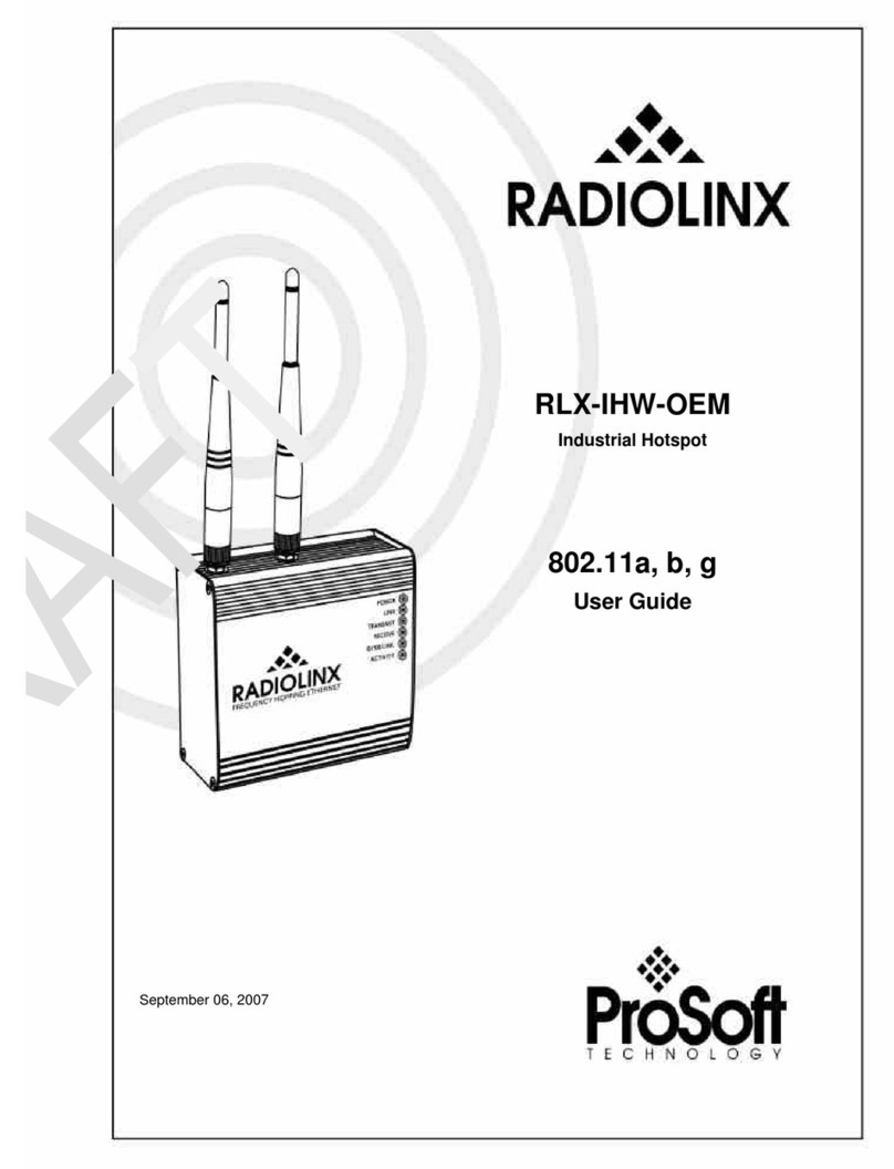 ProSoft Technology RadioLinx RLX-IHW-OEM user guide