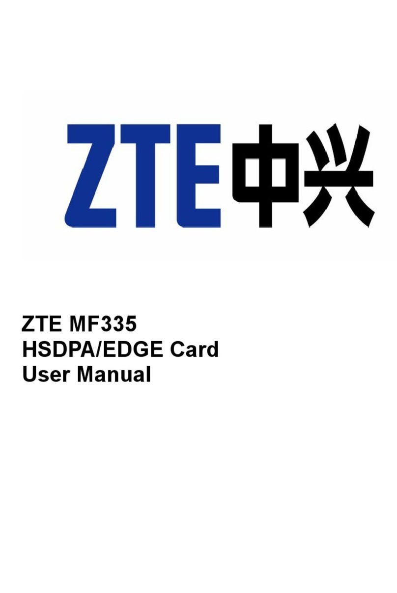 Zte MF335 User manual