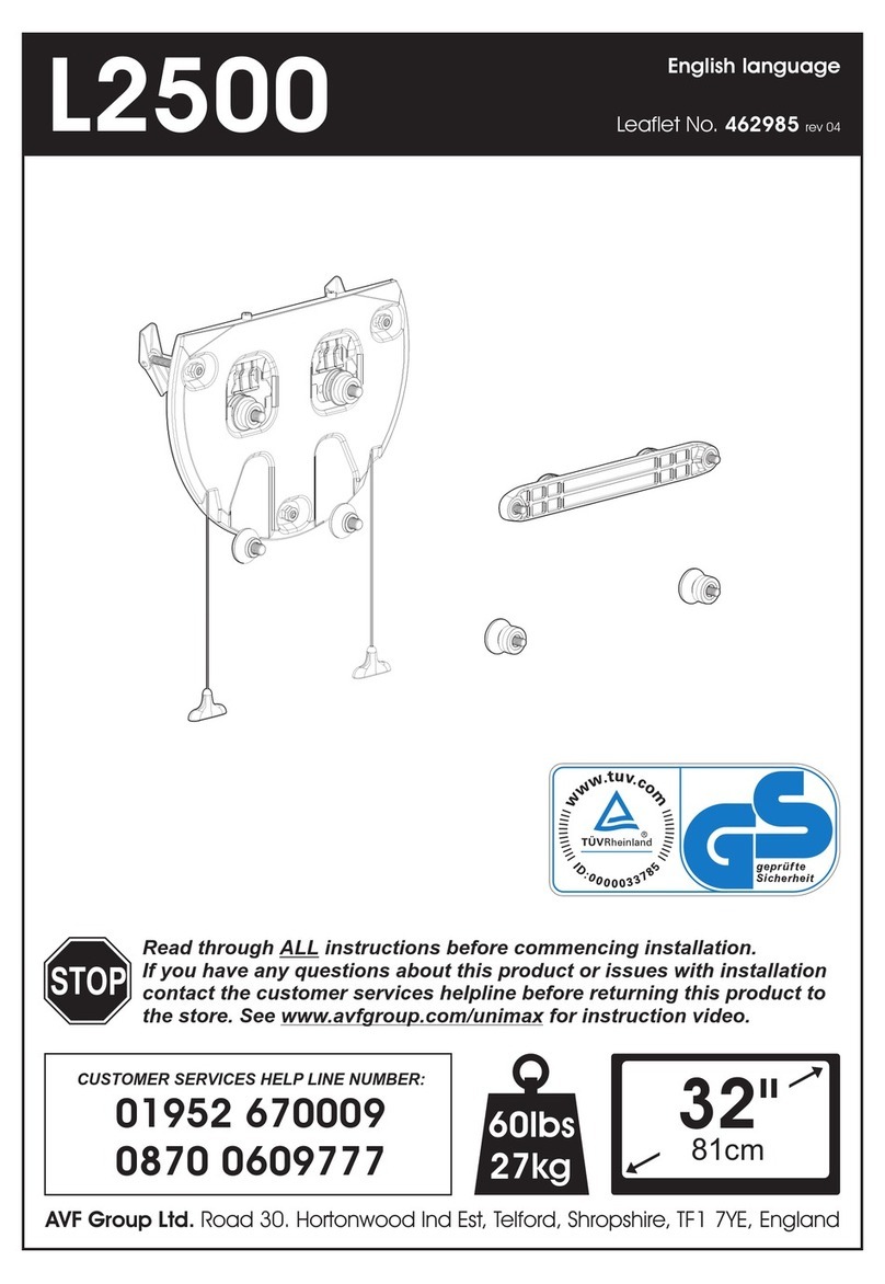 AVF L2500 User manual