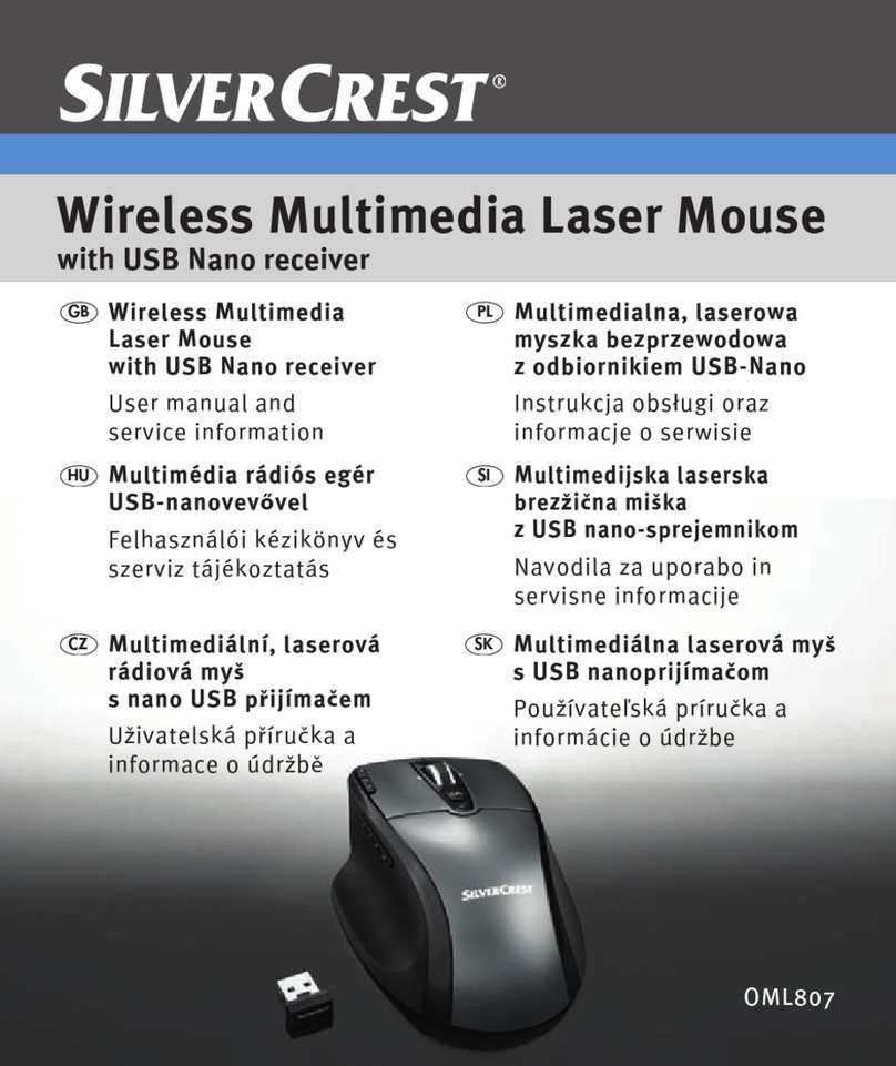 Silvercrest OML807 Instruction sheet Silvercrest OML807 Instruction sheet