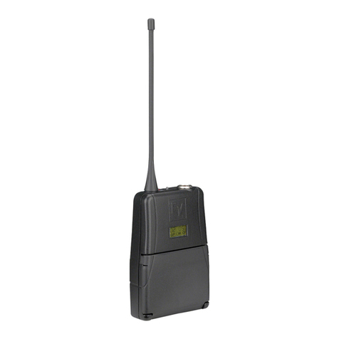 Electro-Voice REV-WT Preliminary user's manual