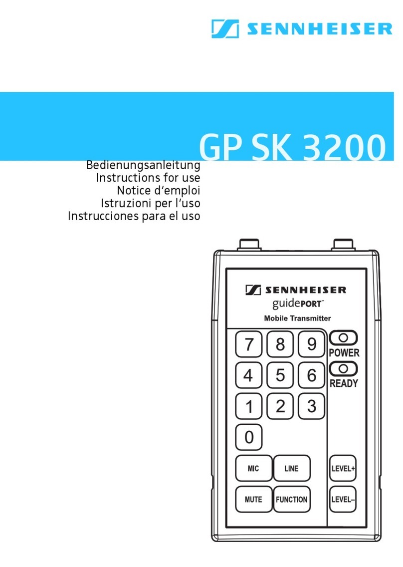 Sennheiser GP SK 3200 Instructions for use