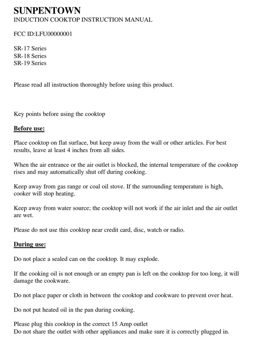Sunpentown SR-17 Series User manual